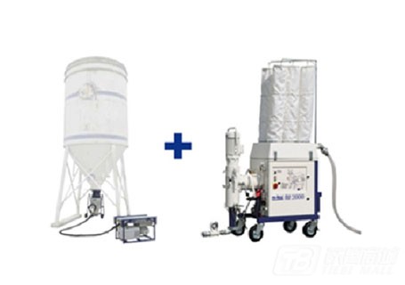 中聯重科22方散裝筒倉+G140氣力輸送+Duom干粉/砂漿生產設備