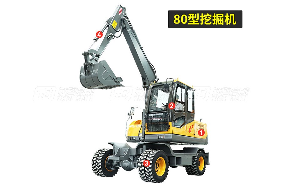 岳工YGW-80輪式挖掘機(jī)