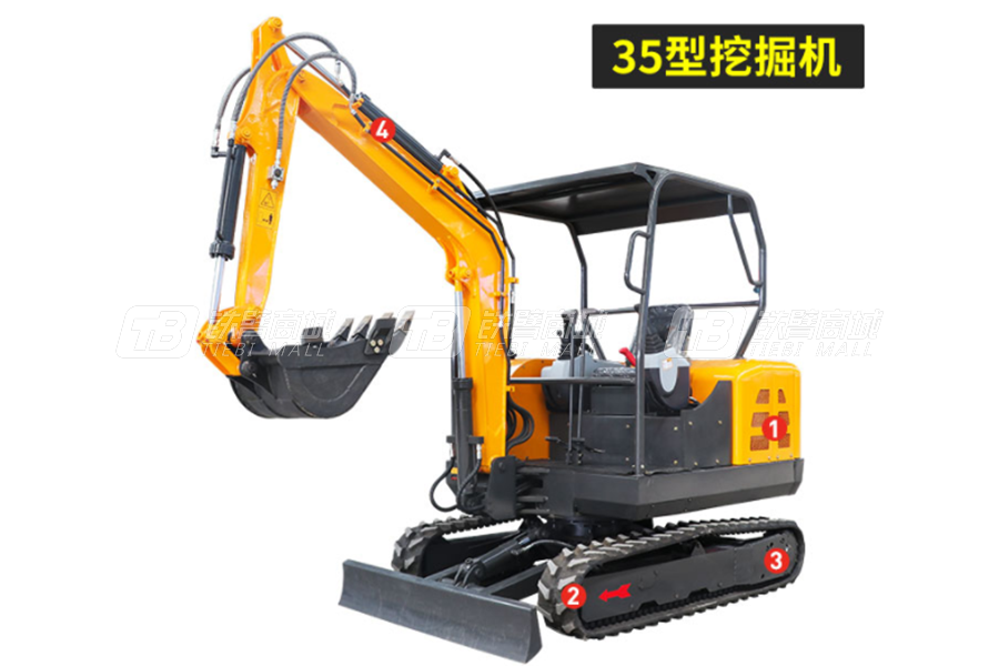 岳工YGW-35履帶小型挖掘機