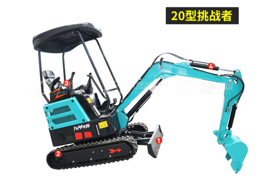 岳工YGW-20挑戰者小型挖掘機